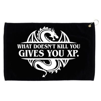 What Doesnt Kill You Give You Xp Tabletop Rpg Gaming Grommeted Golf Towel