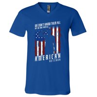 We Dont Know Them All But We Owe Them All 4th Of July Cool Gift V-Neck T-Shirt