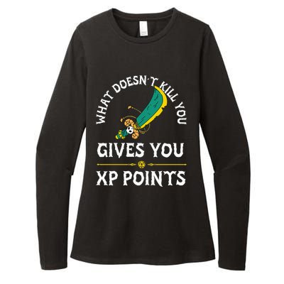 What DoesnT Kill You Gives You Xp Points Rpg Gamer Womens CVC Long Sleeve Shirt