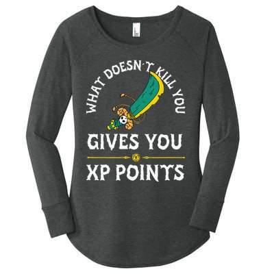 What DoesnT Kill You Gives You Xp Points Rpg Gamer Women's Perfect Tri Tunic Long Sleeve Shirt