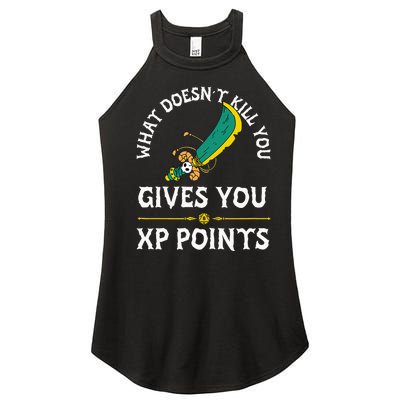 What DoesnT Kill You Gives You Xp Points Rpg Gamer Women's Perfect Tri Rocker Tank