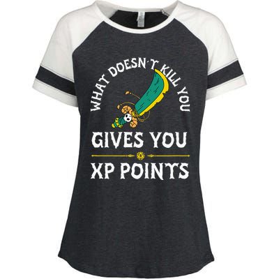 What DoesnT Kill You Gives You Xp Points Rpg Gamer Enza Ladies Jersey Colorblock Tee