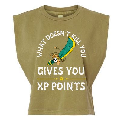 What DoesnT Kill You Gives You Xp Points Rpg Gamer Garment-Dyed Women's Muscle Tee