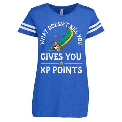 What DoesnT Kill You Gives You Xp Points Rpg Gamer Enza Ladies Jersey Football T-Shirt