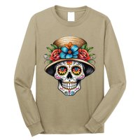 Women De Los Muertos La Catrina Sugar Skull Women Day Of The Dead Long Sleeve Shirt