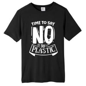 World Day Less Plastic More Sea Cute Gift Tall Fusion ChromaSoft Performance T-Shirt