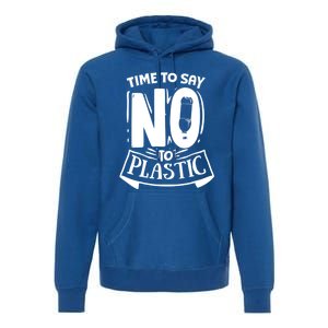 World Day Less Plastic More Sea Cute Gift Premium Hoodie