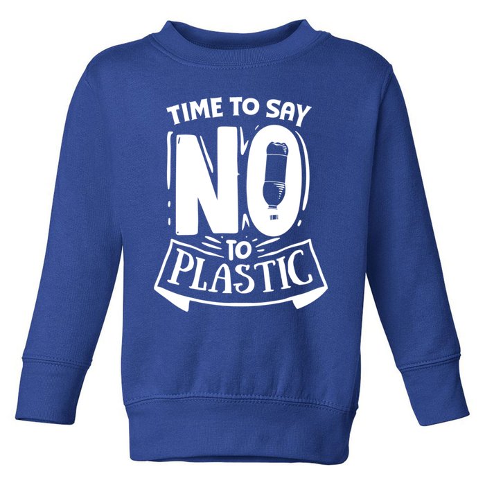 World Day Less Plastic More Sea Cute Gift Toddler Sweatshirt