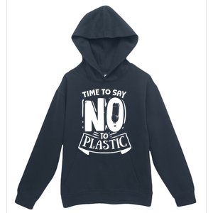 World Day Less Plastic More Sea Cute Gift Urban Pullover Hoodie