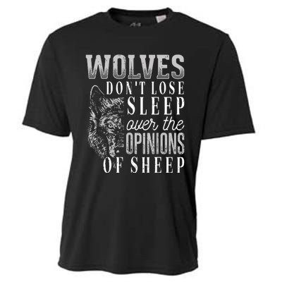 Wolves Don't Lose Sleep Over The Opinions Of Sheep Grunge Cooling Performance Crew T-Shirt