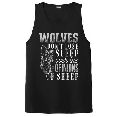 Wolves Don't Lose Sleep Over The Opinions Of Sheep Grunge PosiCharge Competitor Tank