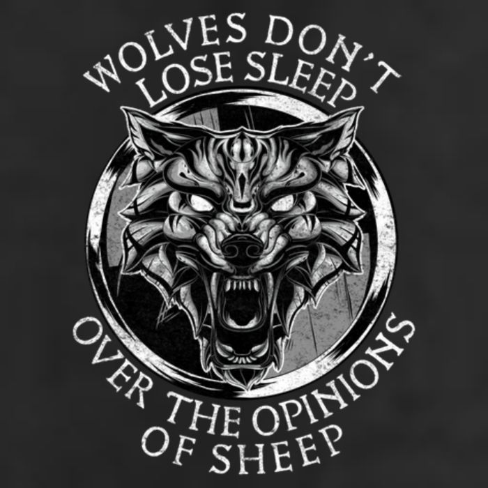 Wolves Don't Lose Sleep Over The Opinions Of Sheep Cool Comfort Performance Bucket Hat