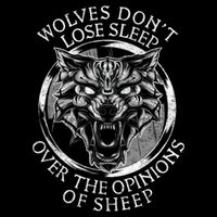 Wolves Don't Lose Sleep Over The Opinions Of Sheep Sustainable Bucket Hat