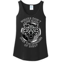 Wolves Don't Lose Sleep Over The Opinions Of Sheep Ladies Essential Tank