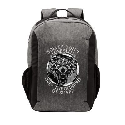 Wolves Don't Lose Sleep Over The Opinions Of Sheep Vector Backpack