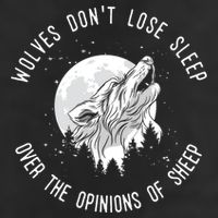 Wolves Don't Lose Sleep Over The Opinions Of Sheep Gift Hat
