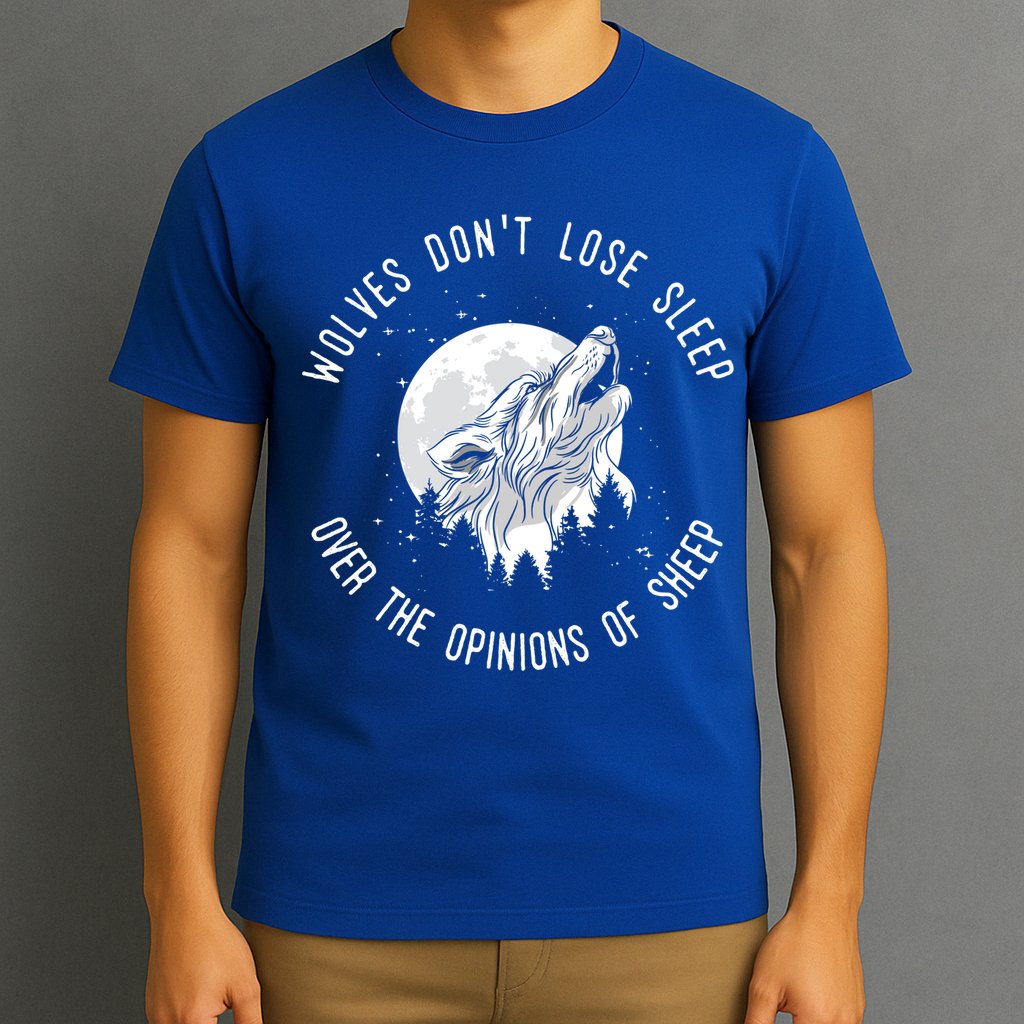 Wolves Don't Lose Sleep Over The Opinions Of Sheep Gift T-Shirt