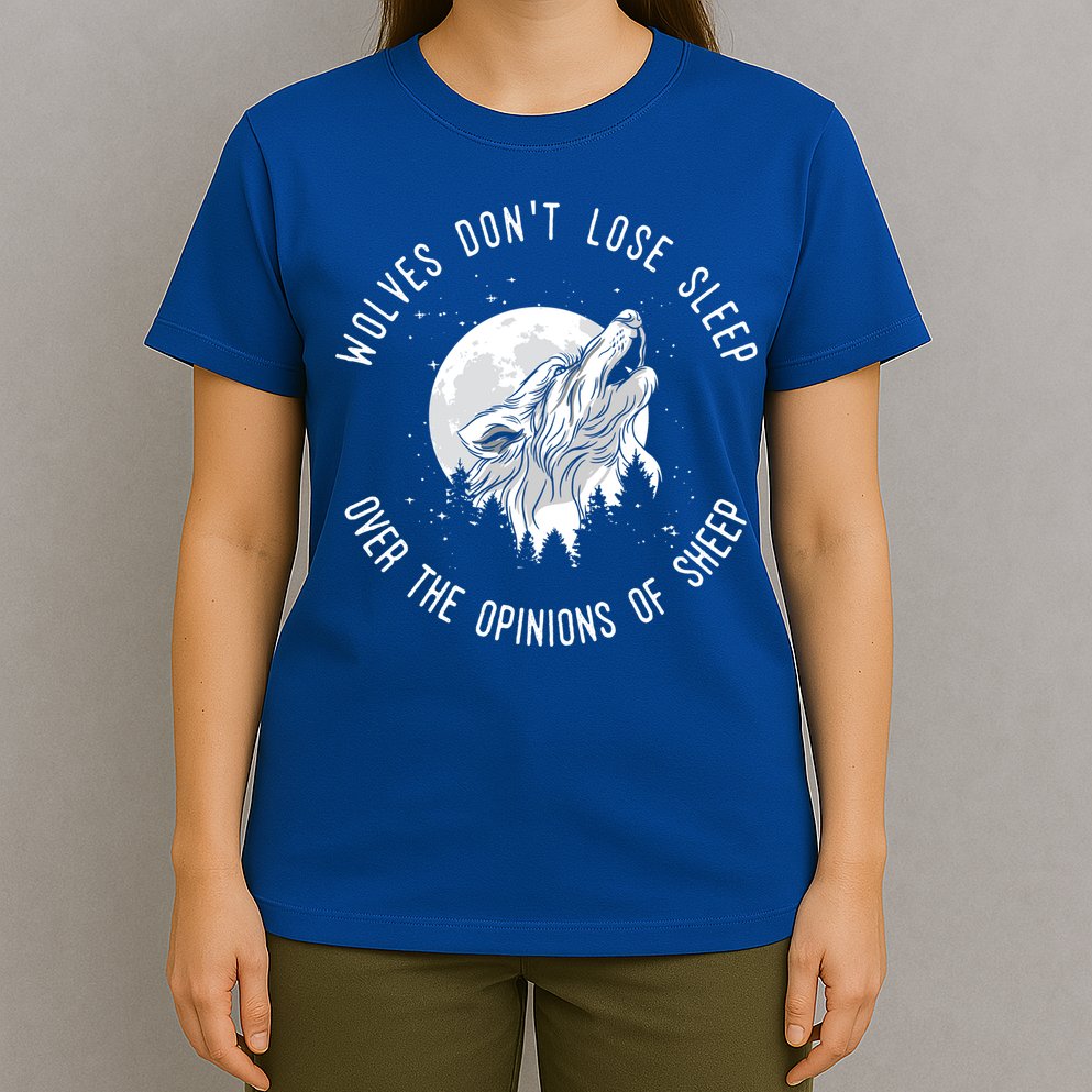 Wolves Don't Lose Sleep Over The Opinions Of Sheep Gift T-Shirt
