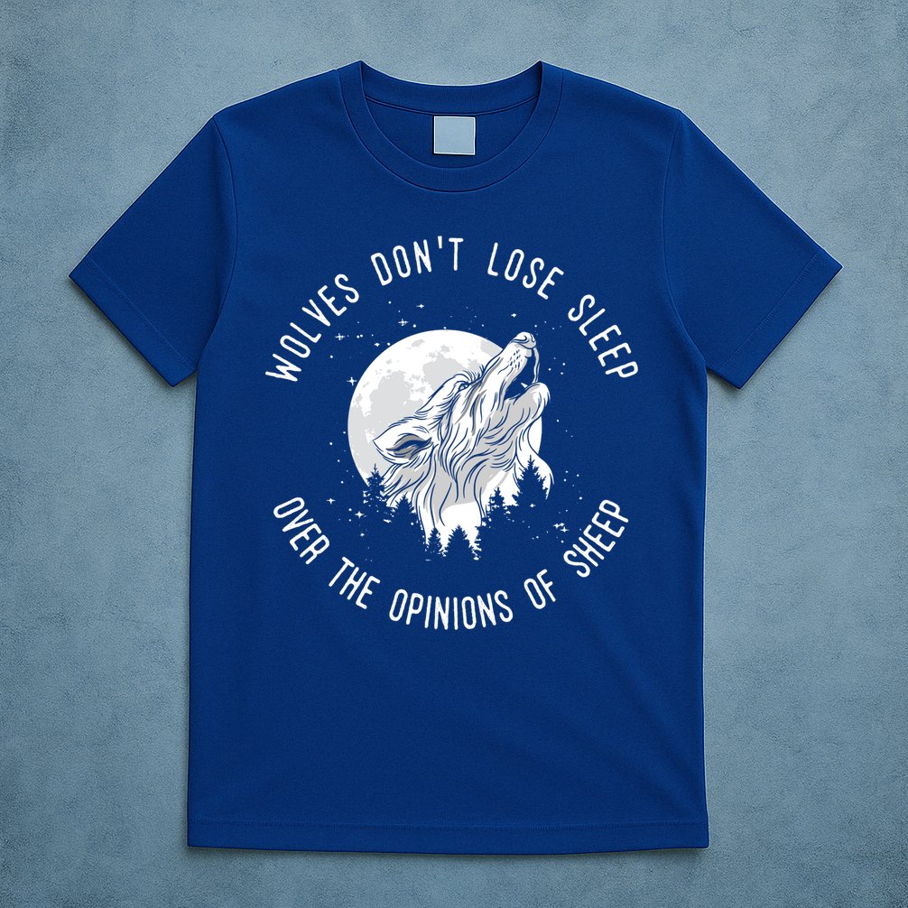 Wolves Don't Lose Sleep Over The Opinions Of Sheep Gift T-Shirt