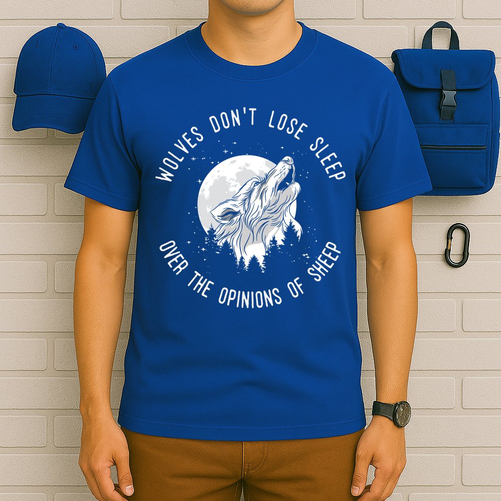 Wolves Don't Lose Sleep Over The Opinions Of Sheep Gift T-Shirt