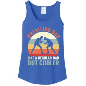 Wrestling Dad Like A Regular Dad But Cooler Wrestling Father Gift Ladies Essential Tank