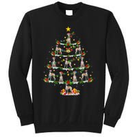 Whippet Dog Lover Xmas Lighting Whippet Christmas Ree Sweatshirt