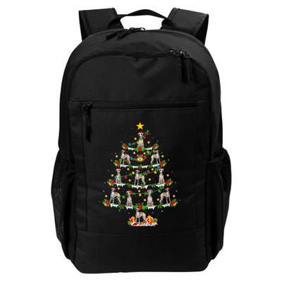 Whippet Dog Lover Xmas Lighting Whippet Christmas Ree Daily Commute Backpack