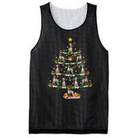 Whippet Dog Lover Xmas Lighting Whippet Christmas Ree Mesh Reversible Basketball Jersey Tank