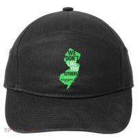 We DonT Like You Either New Jersey New York Rivalry 7-Panel Snapback Hat