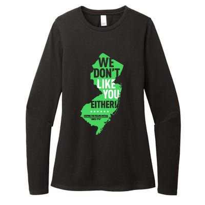 We DonT Like You Either New Jersey New York Rivalry Womens CVC Long Sleeve Shirt