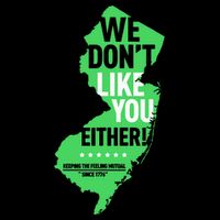 We DonT Like You Either New Jersey New York Rivalry 16 in Basic Backpack