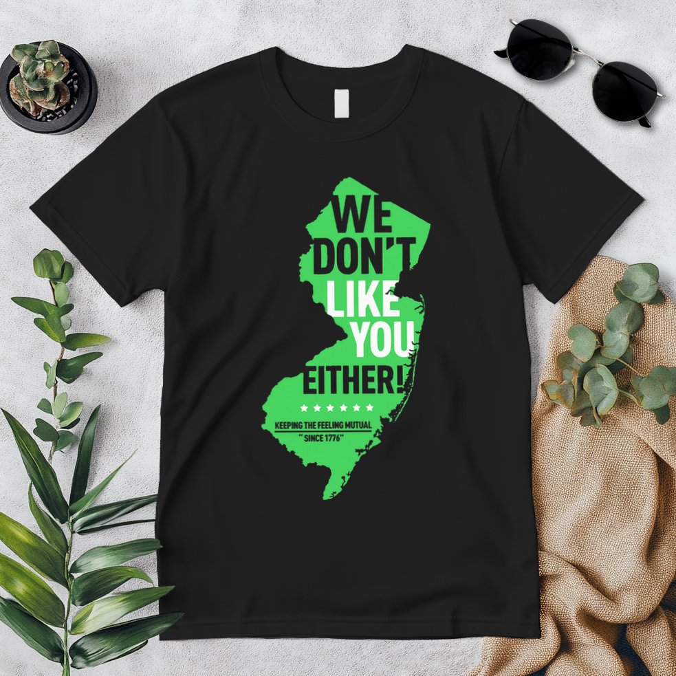 We DonT Like You Either New Jersey New York Rivalry Premium T-Shirt