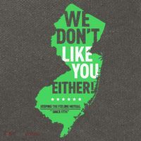 We DonT Like You Either New Jersey New York Rivalry Cotton Canvas Backpack