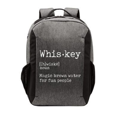 Whiskey Definition Magic Brown Water For Fun People Vector Backpack