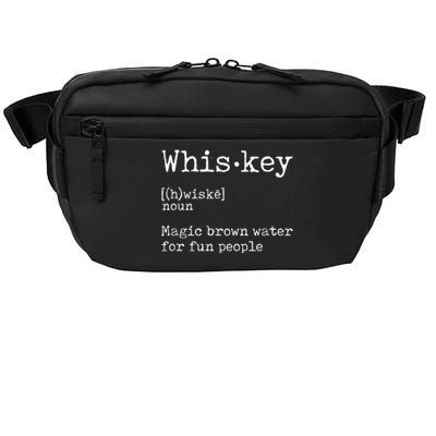 Whiskey Definition Magic Brown Water For Fun People Crossbody Pack