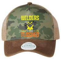 Welders Don't Mind Getting Flashed Welding Welder Legacy Tie Dye Trucker Hat