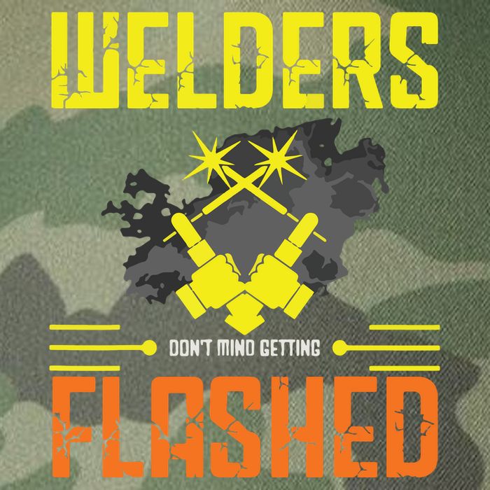 Welders Don't Mind Getting Flashed Welding Welder Legacy Tie Dye Trucker Hat