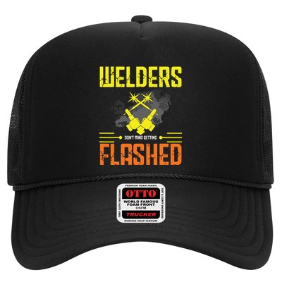 Welders Don't Mind Getting Flashed Welding Welder Trucker Hat