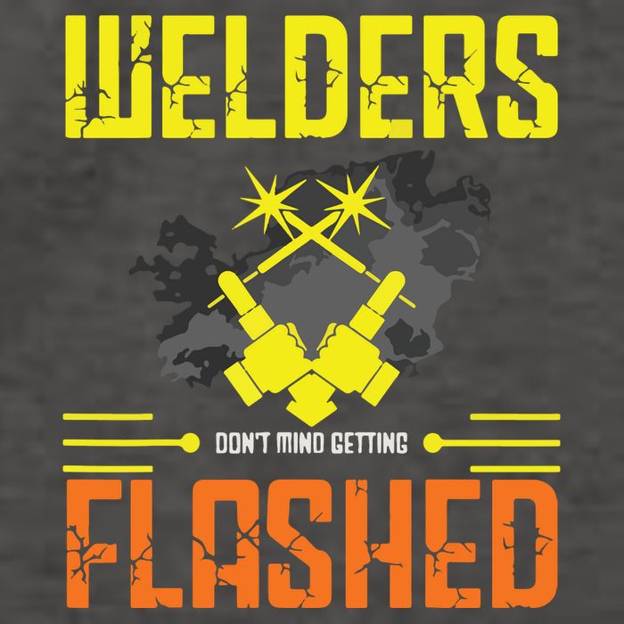 Welders Don't Mind Getting Flashed Welding Welder Vector Backpack