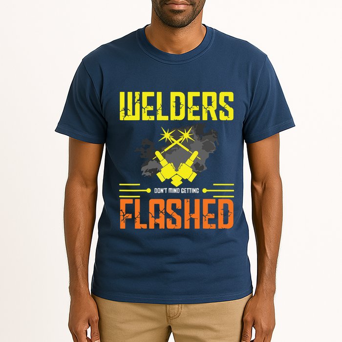 Welders Don't Mind Getting Flashed Welding Welder Tall T-Shirt