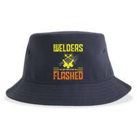 Welders Don't Mind Getting Flashed Welding Welder Sustainable Bucket Hat