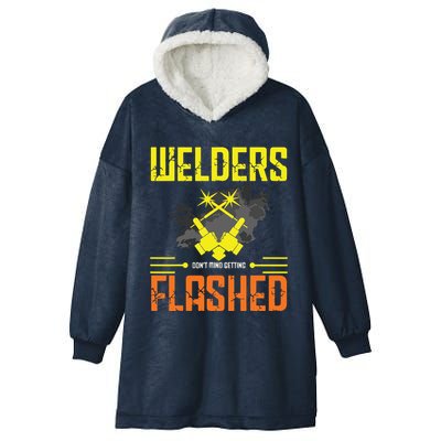 Welders Don't Mind Getting Flashed Welding Welder Hooded Wearable Blanket