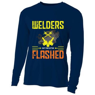 Welders Don't Mind Getting Flashed Welding Welder Cooling Performance Long Sleeve Crew