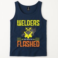 Welders Don't Mind Getting Flashed Welding Welder Tank Top