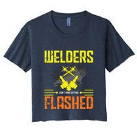 Welders Don't Mind Getting Flashed Welding Welder Crop Top