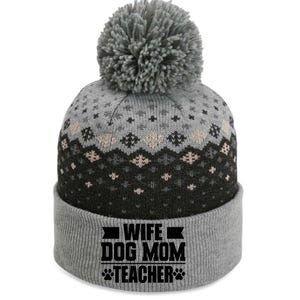 Wife Dog Mom Teacher Funny Appreciation Gift The Baniff Cuffed Pom Beanie