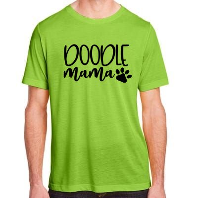 Wo Doodle Mama Gift Dog Paw Goldendoodle Mom Gift Adult ChromaSoft Performance T-Shirt