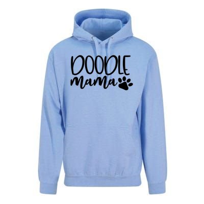 Wo Doodle Mama Gift Dog Paw Goldendoodle Mom Gift Unisex Surf Hoodie