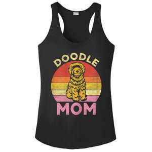 Womens Doodle Mom Aussie Doodle & Goldendoodle Mothers Day Mama Ladies PosiCharge Competitor Racerback Tank