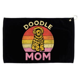 Womens Doodle Mom Aussie Doodle & Goldendoodle Mothers Day Mama Grommeted Golf Towel